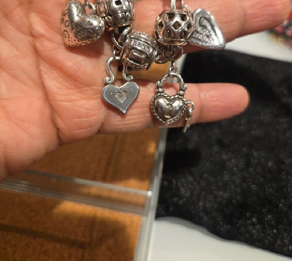 Brighton Silver Heart Charm Bracelet - Picture 8 of 10